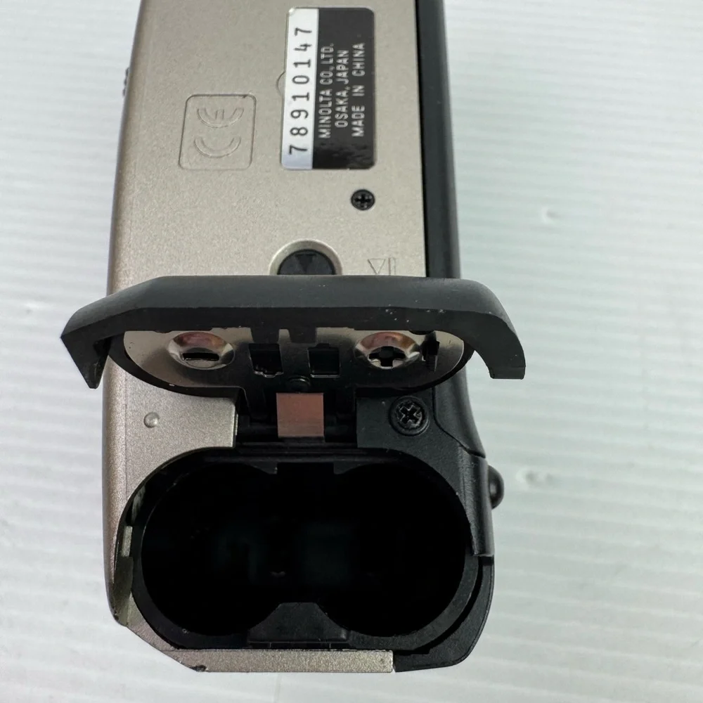 Minolta AF35 Big Finder SILVER Point & Shoot Film Camera Japan Works / Tested